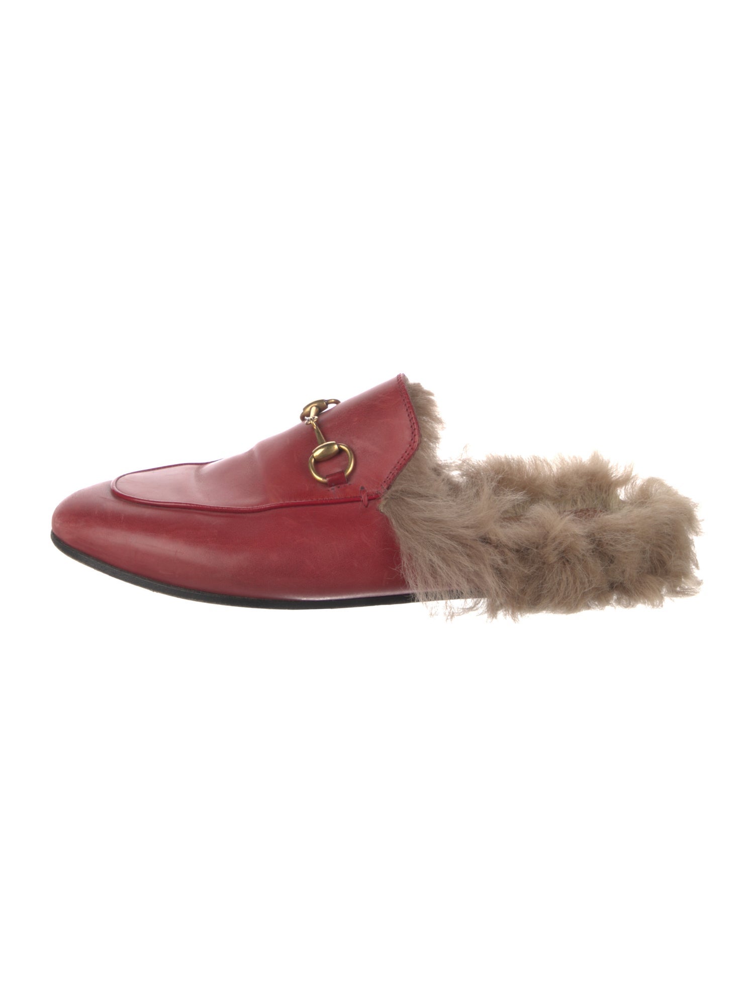Gucci 1955 Horsebit Accent Leather Mules