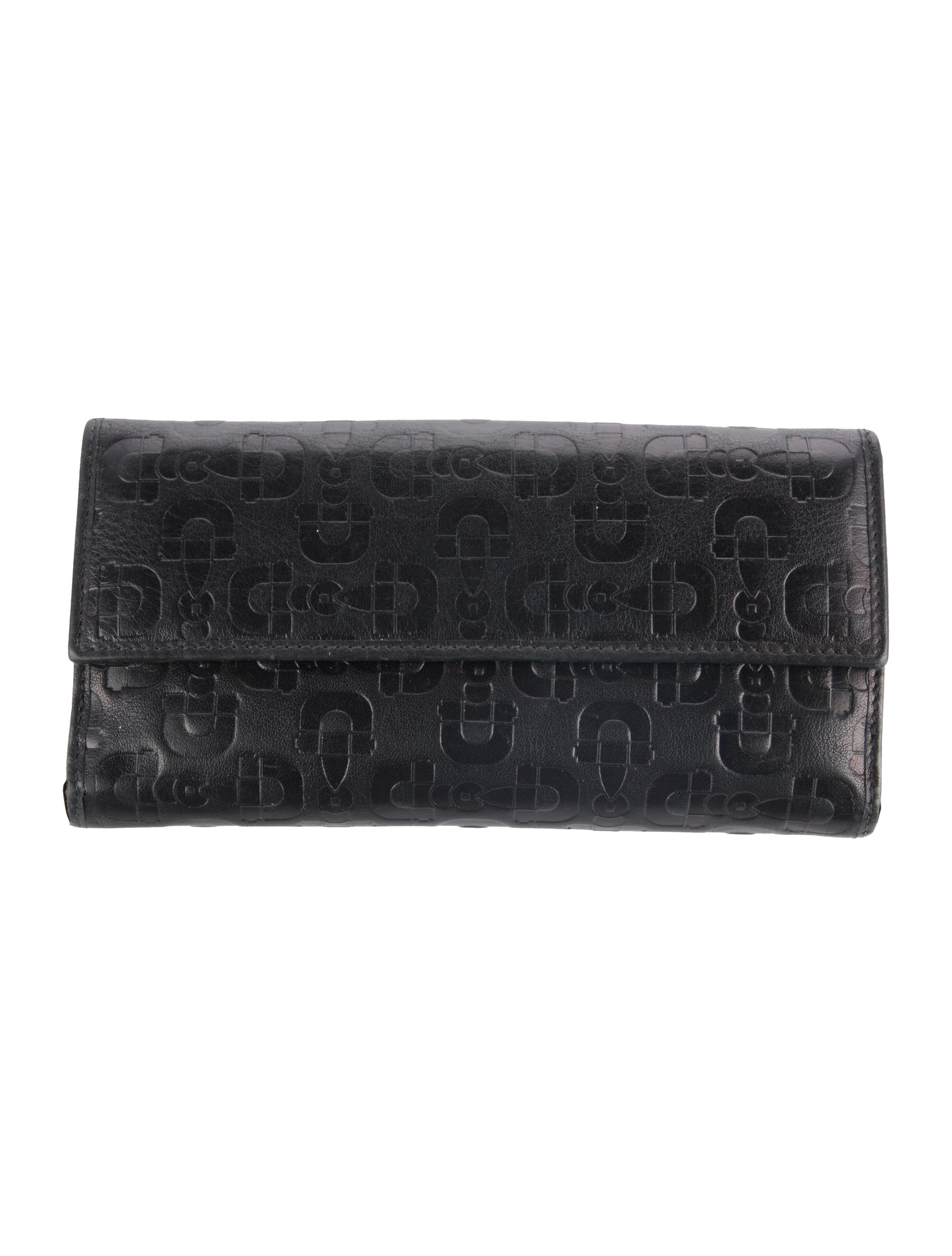 Gucci Leather Patterned Continental Wallet