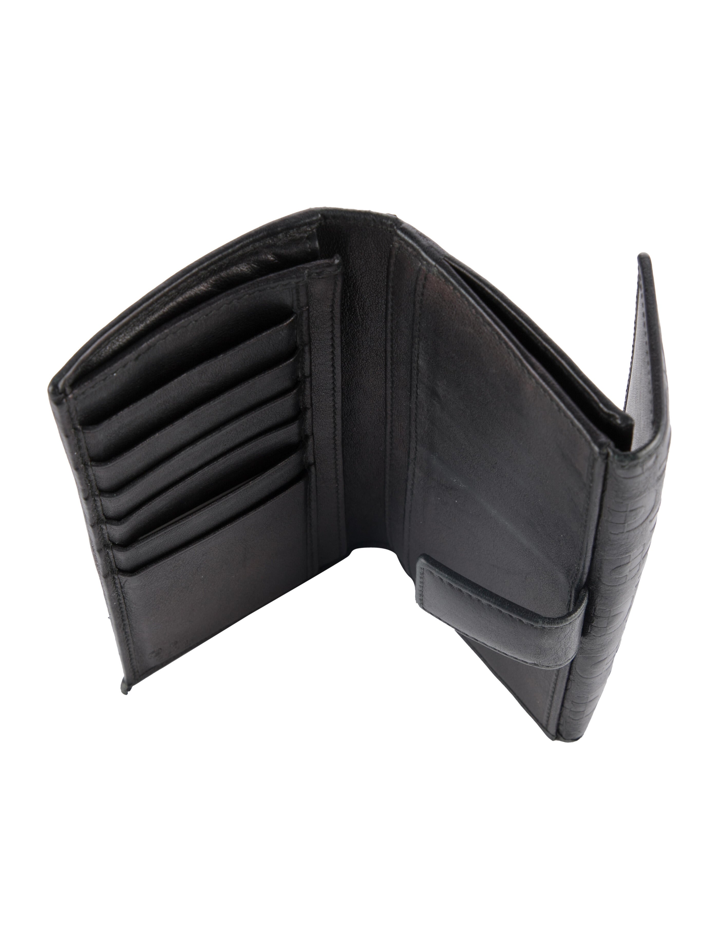 Gucci Leather Patterned Continental Wallet