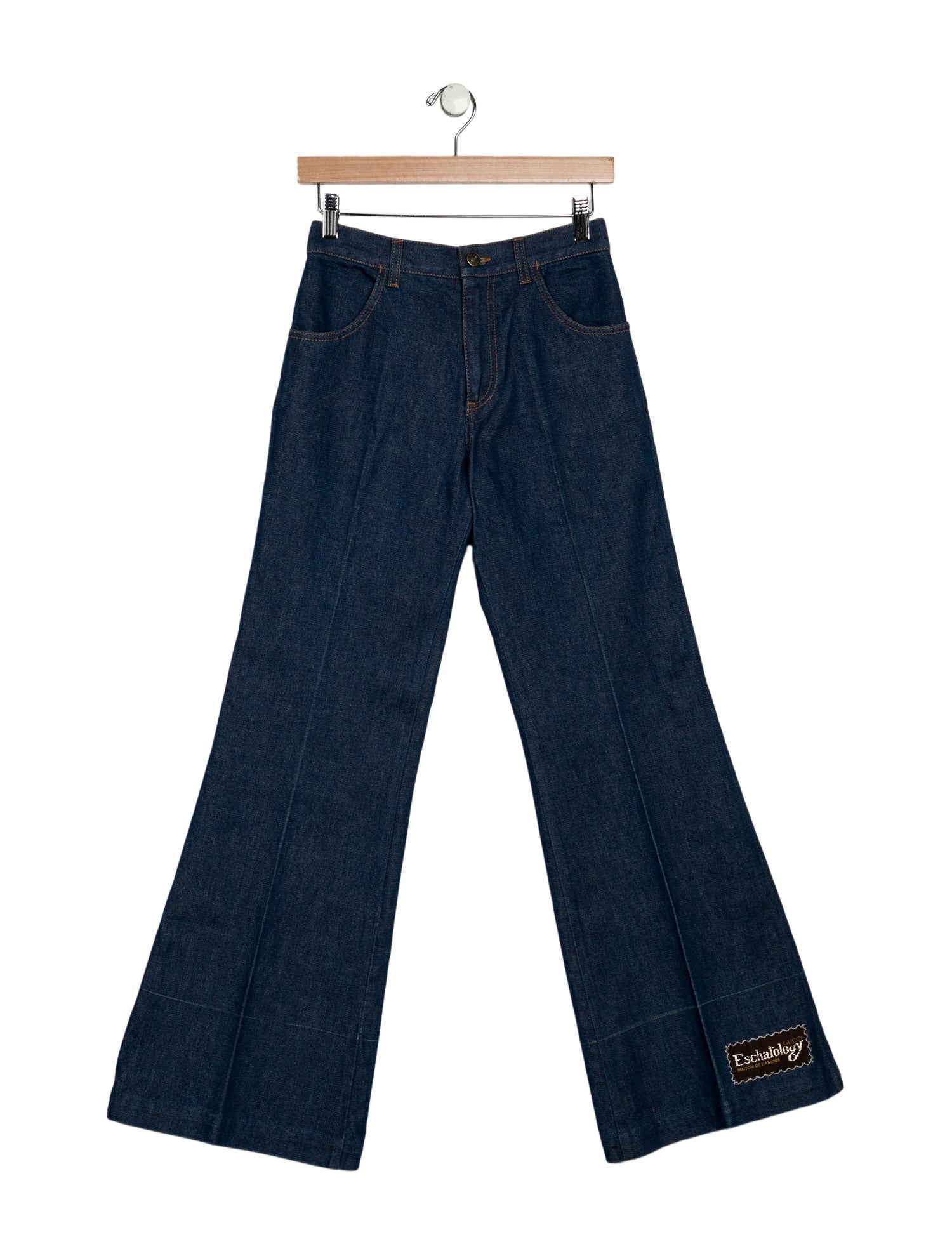 Gucci Mid-Rise Wide Leg Jeans