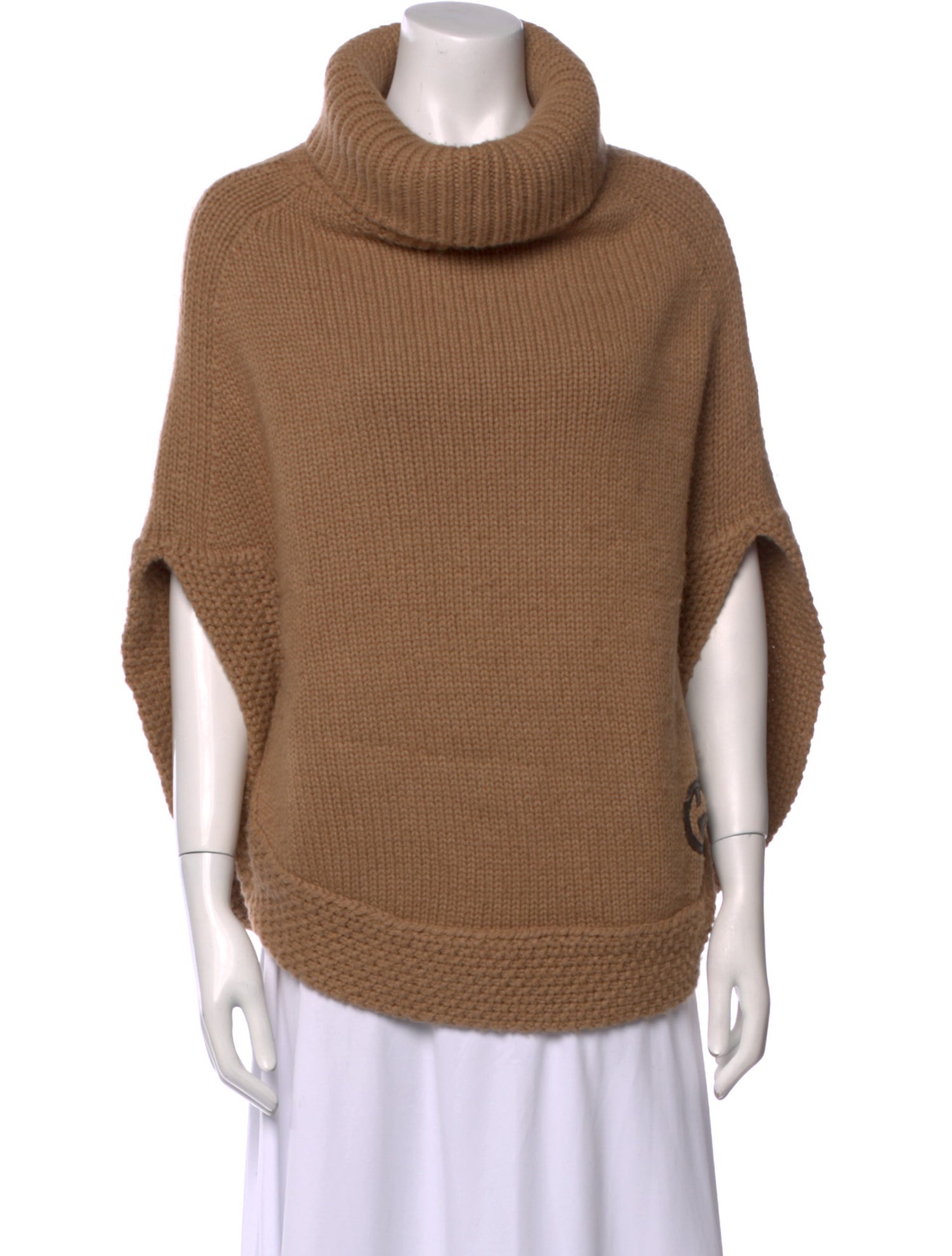 Gucci Camel Hair Turtleneck Sweater