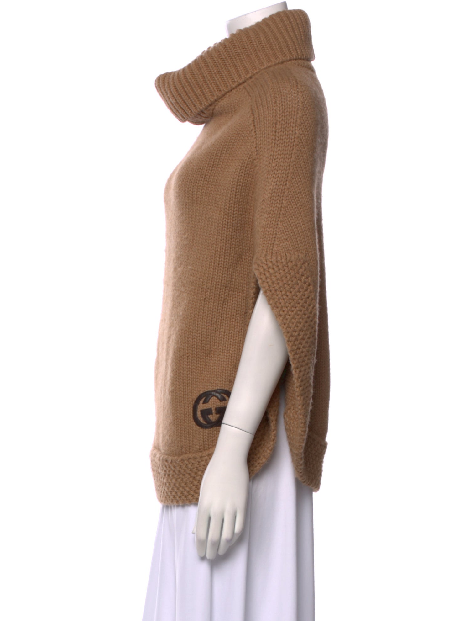 Gucci Camel Hair Turtleneck Sweater