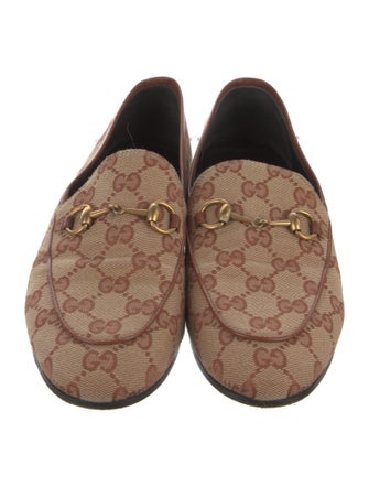 Gucci GG Canvas Canvas Loafers