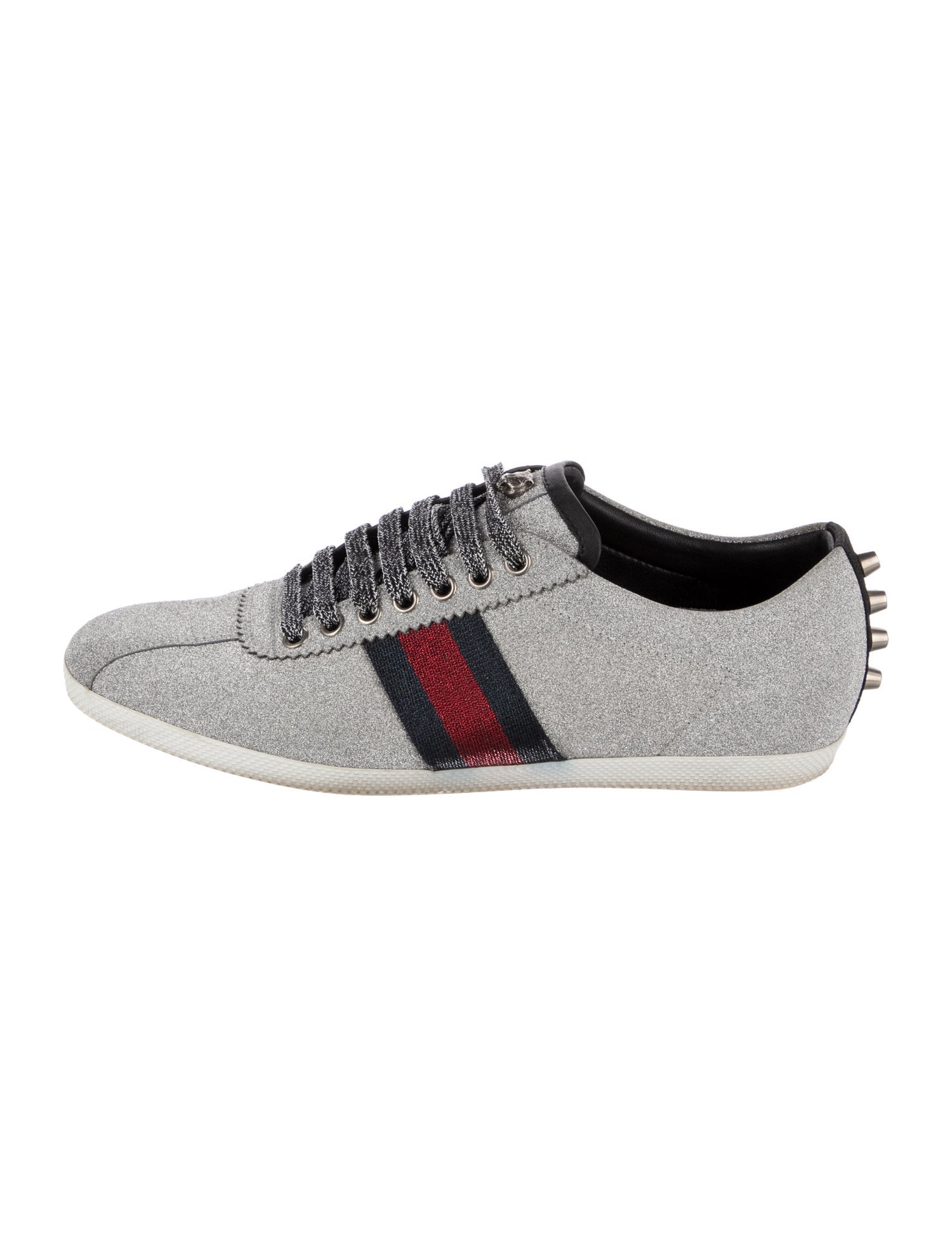 Gucci Interlocking G Logo Glitter Sneakers