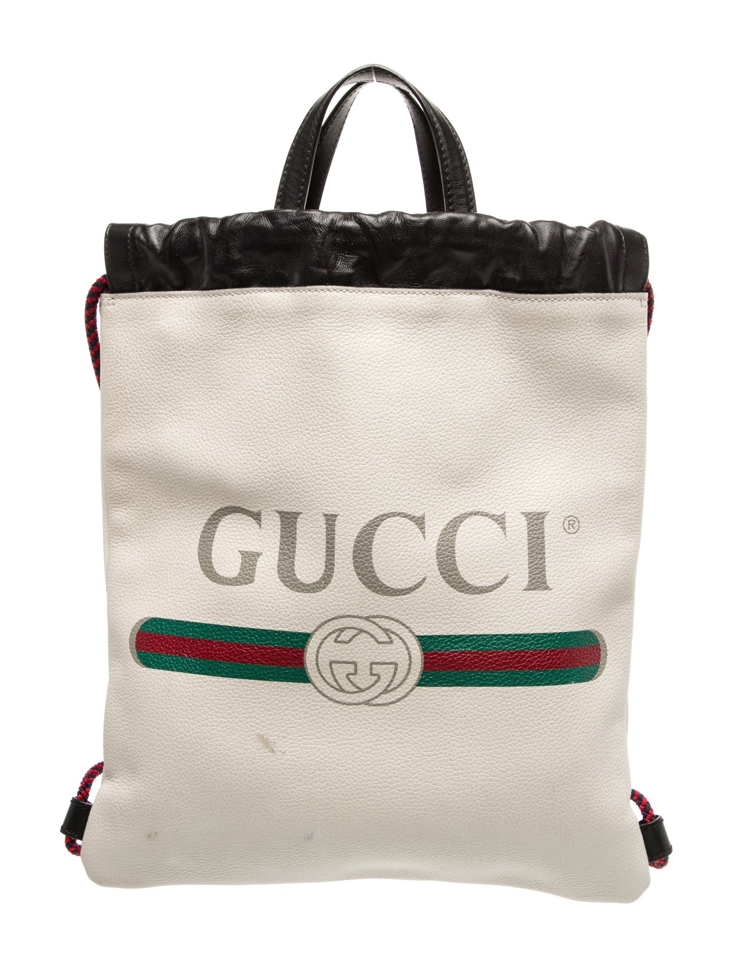 Gucci Web Logo Drawstring