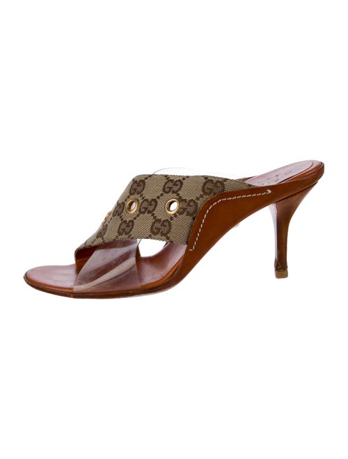Gucci GG Canvas Canvas Slides