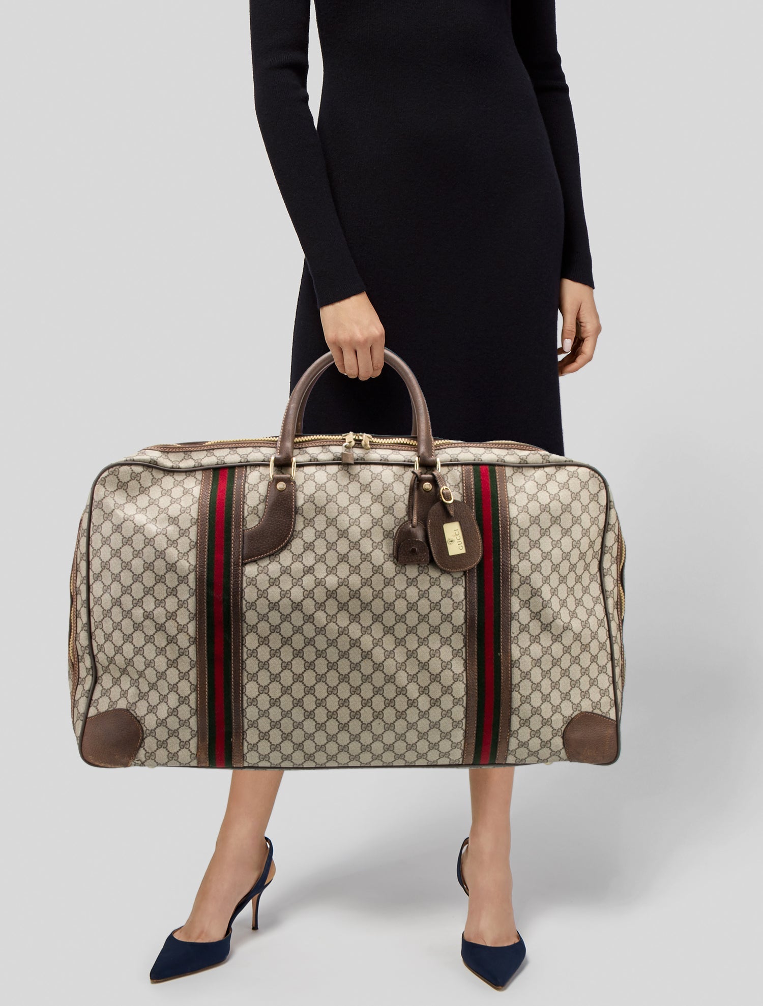 Gucci GG Supreme Suitcase Vintage