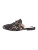 Gucci Horsebit Accent Lace Mules