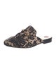 Gucci Horsebit Accent Lace Mules