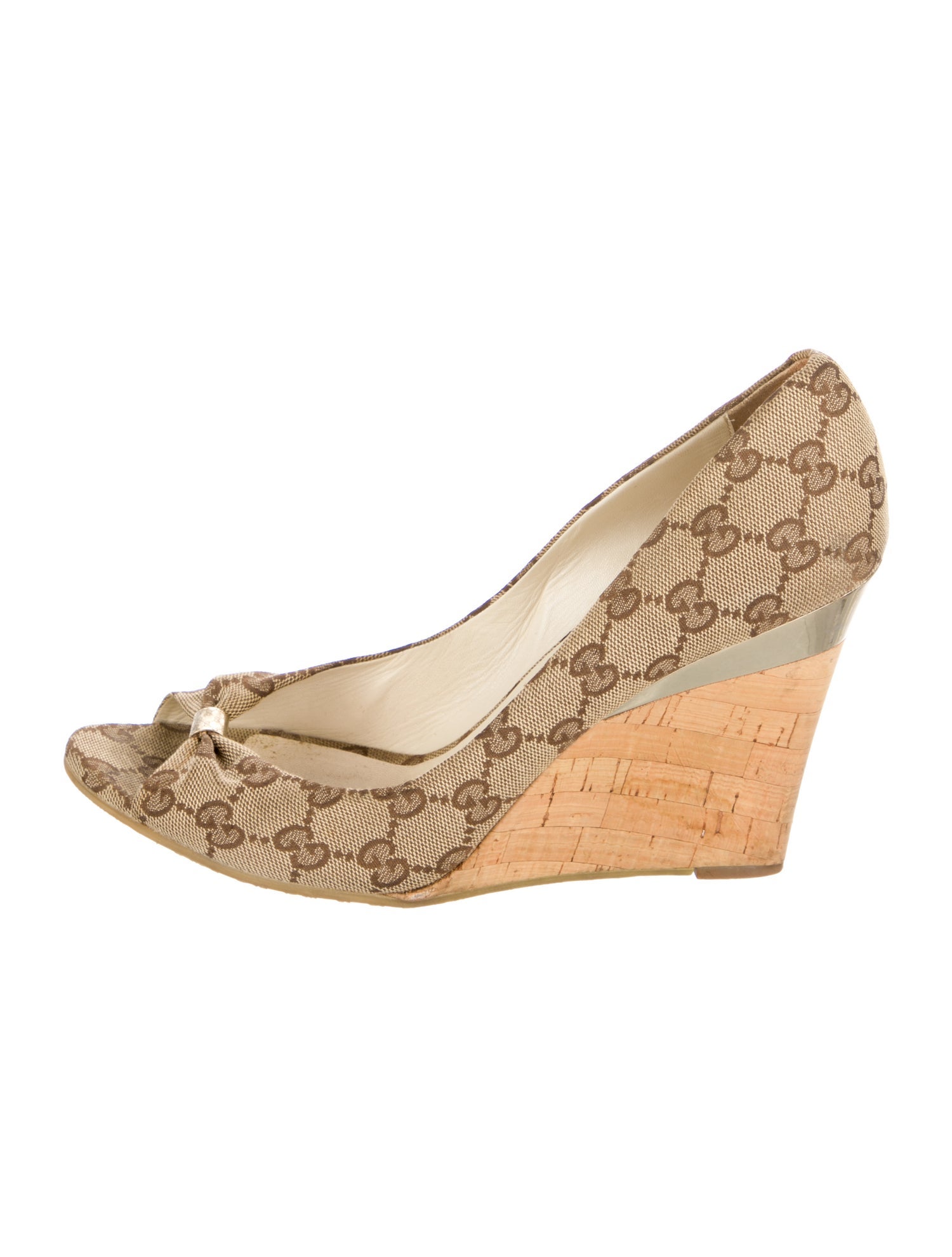 Gucci GG Canvas Canvas Pumps