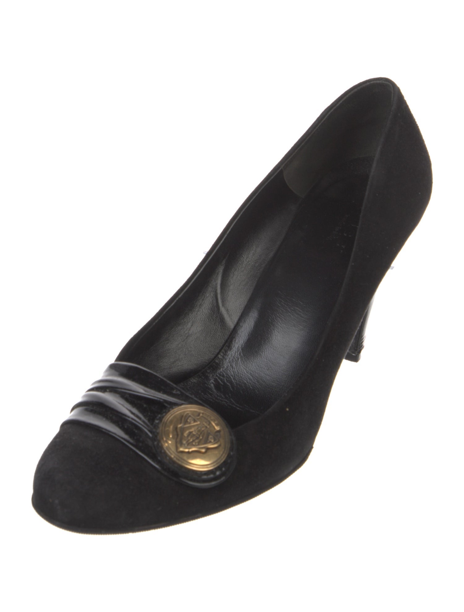 Gucci Hysteria Accent Suede Pumps