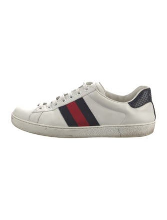Gucci Sylvie Web Accent Leather Sneakers