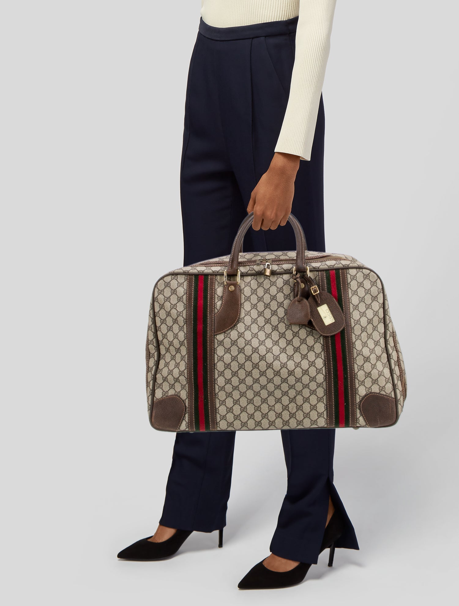 Gucci GG Supreme Suitcase