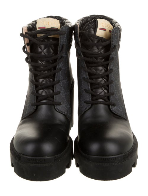 Gucci GG Supreme Combat Boots