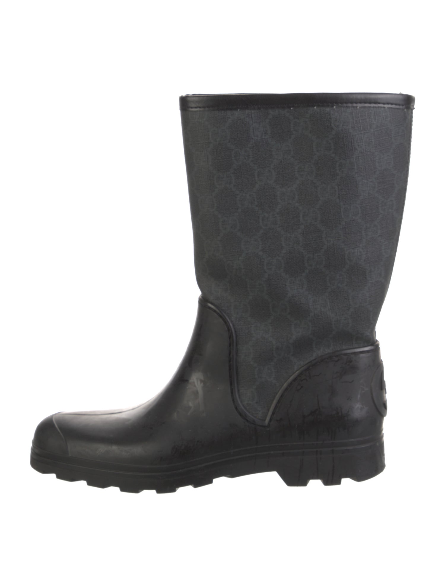 Gucci GG Canvas Rain Boots