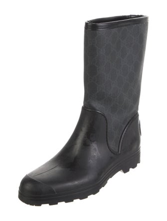 Gucci GG Canvas Rain Boots