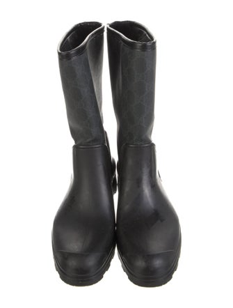 Gucci GG Canvas Rain Boots