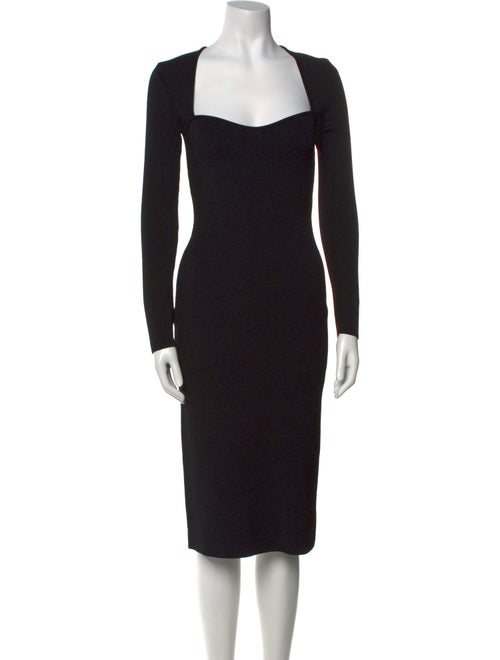 Gucci Square Neckline Midi Length Dress