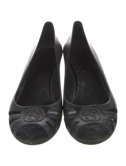 Gucci Interlocking G Logo Rubber Pumps