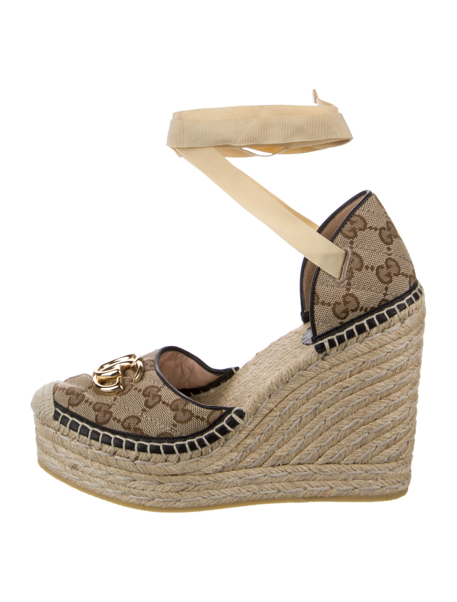 Gucci GG Canvas Canvas D'Orsay Pumps