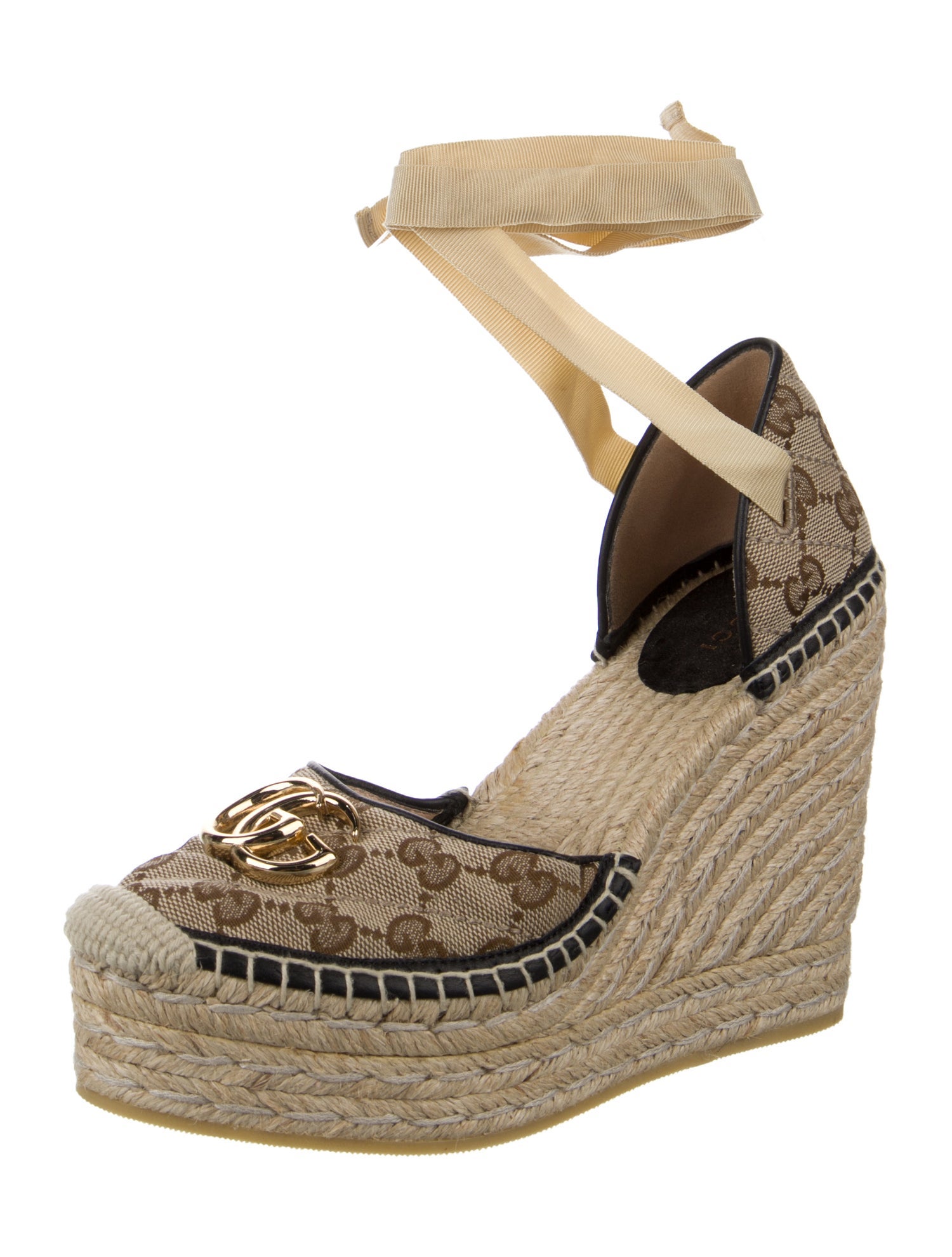 Gucci GG Canvas Canvas D'Orsay Pumps