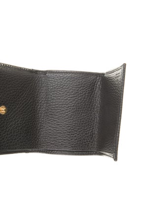 Gucci Double G Logo Leather Card Holder