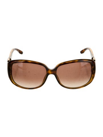 Gucci Sunglasses Interlocking G Logo Square