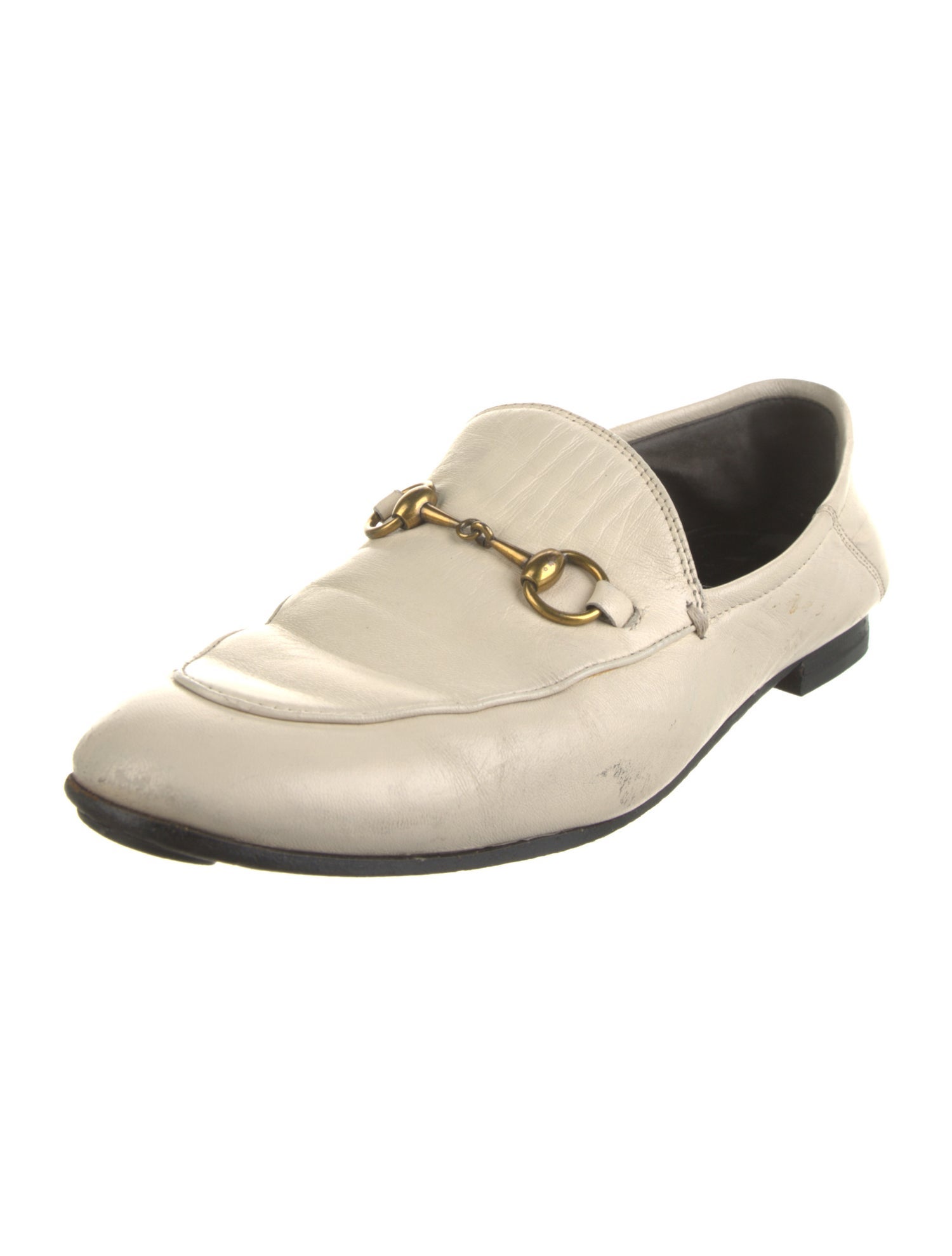 Gucci Horsebit Accent Leather Loafers