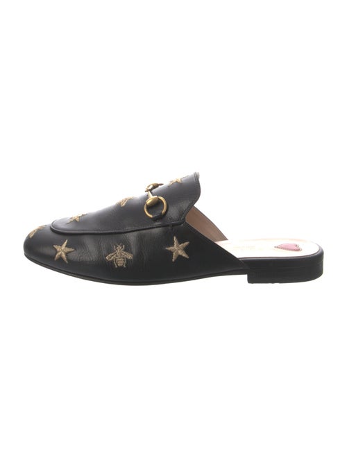 Gucci Horsebit Accent Leather Mules