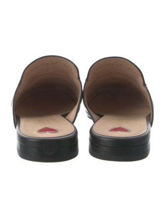 Gucci Horsebit Accent Leather Mules