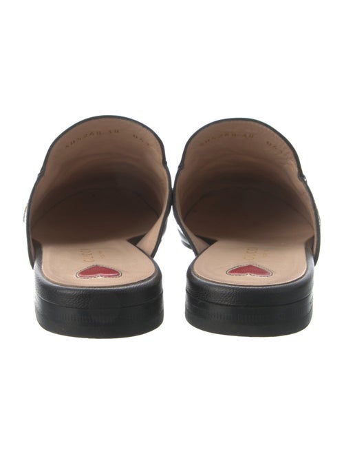 Gucci Horsebit Accent Leather Mules
