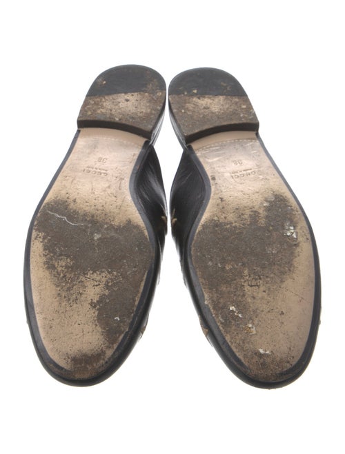 Gucci Horsebit Accent Leather Mules