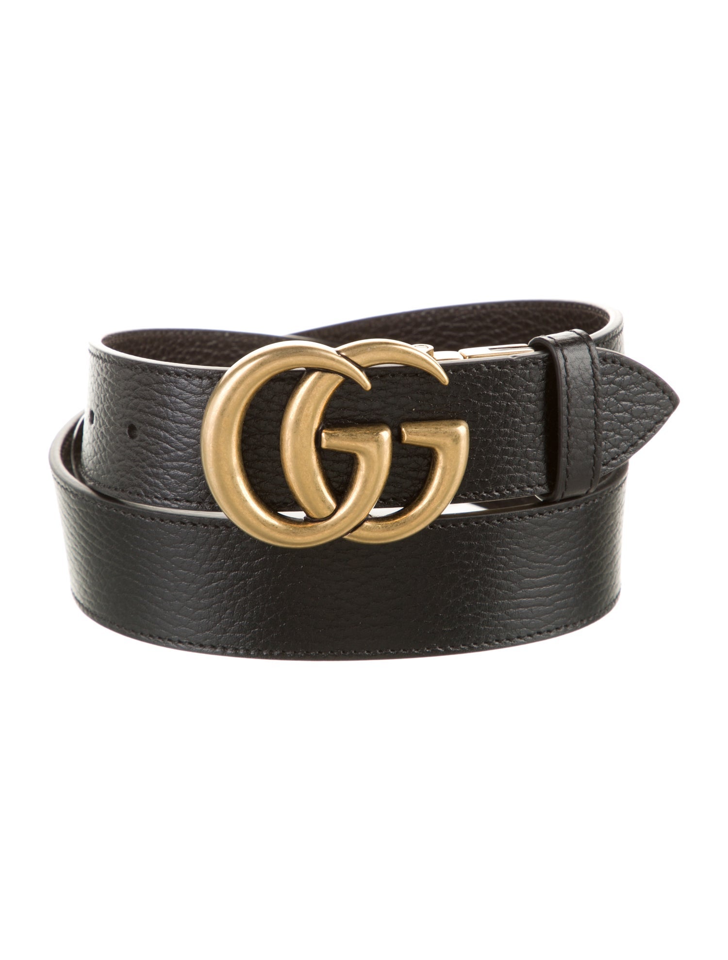 Gucci Interlocking G Logo Leather Belt