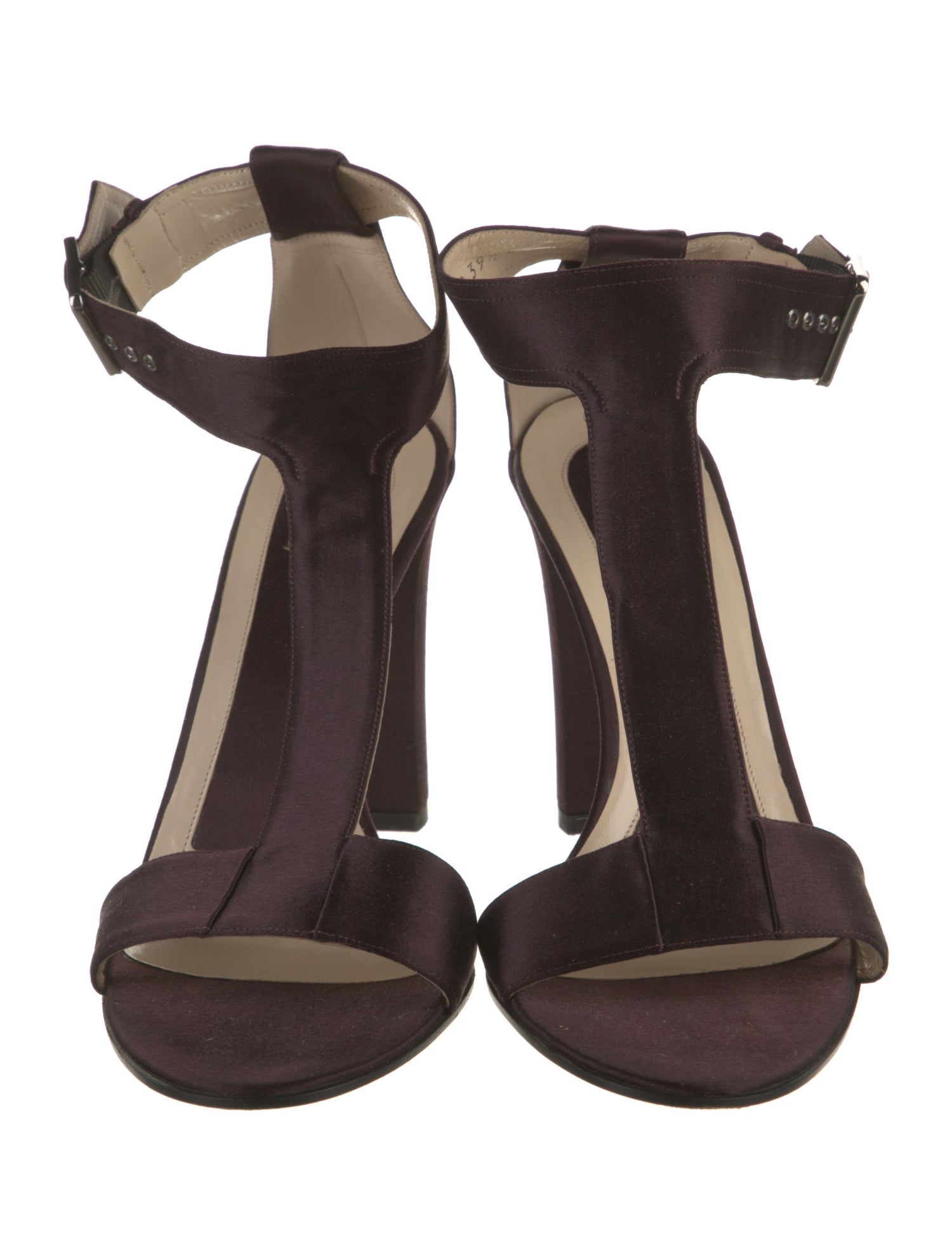 Gucci Suede T-Strap Sandals