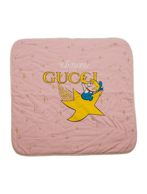 Gucci x The Jetsons Cotton Baby Blanket