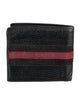 Gucci Web Accent Leather Bifold Wallet