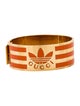 Gucci x Adidas Enamel Striped Bangle Bracelet