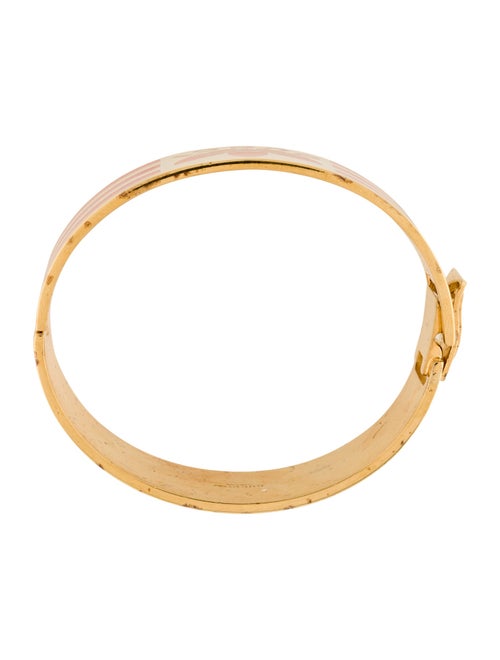 Gucci x Adidas Enamel Striped Bangle Bracelet