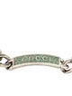 Gucci Enamel Logo ID Link Bracelet