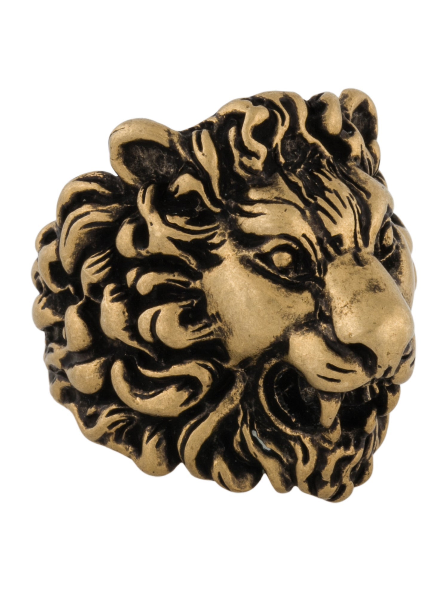 Gucci Lion Head Cocktail Ring