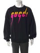 Gucci Web Accent Graphic Print Sweatshirt