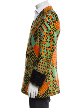 Gucci 2016 Houndstooth Print Blazer