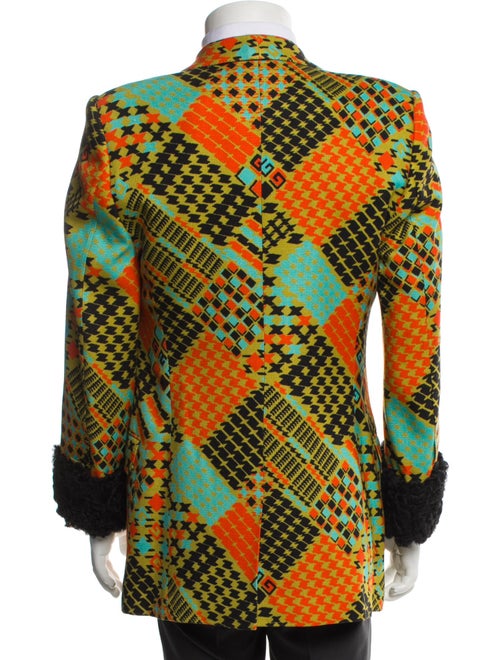 Gucci 2016 Houndstooth Print Blazer