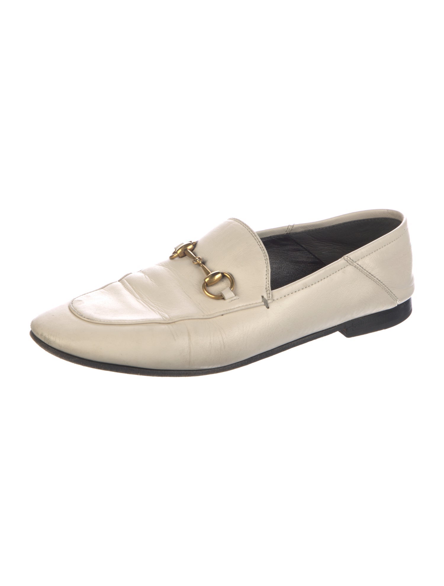 Gucci Horsebit Accent Leather Loafers