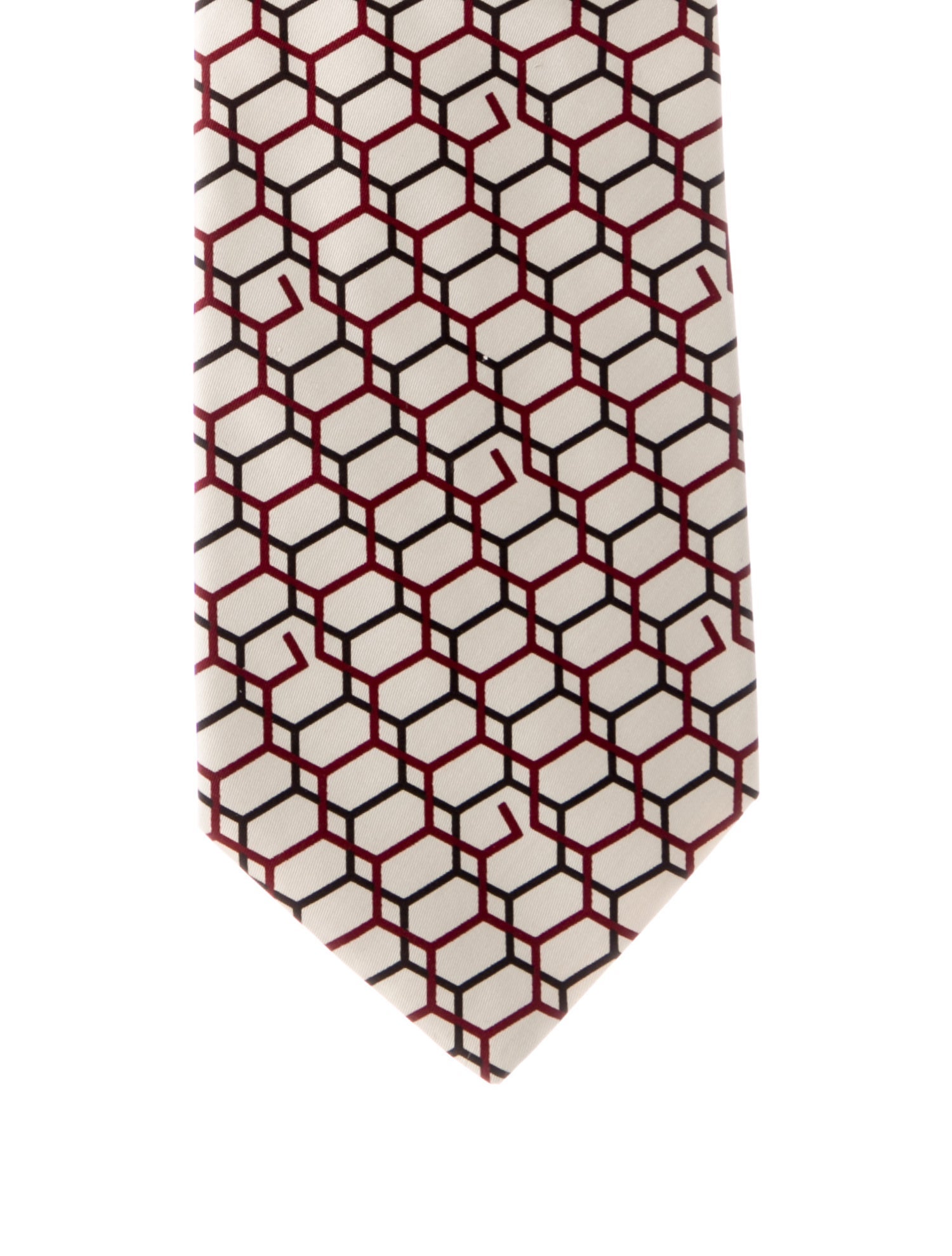 Gucci patterned silk tie