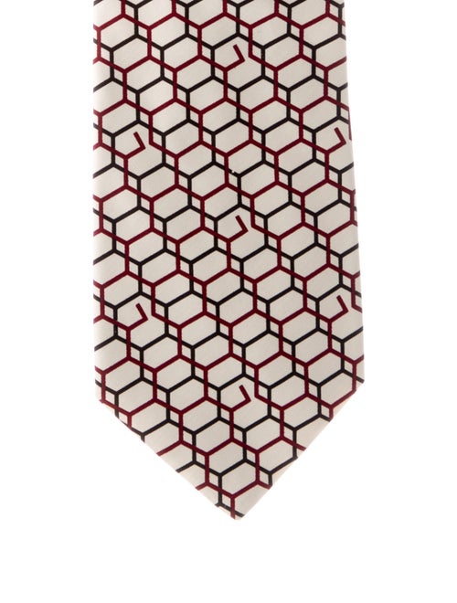 Gucci patterned silk tie