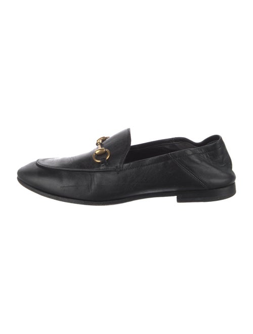 Gucci Horsebit Accent Leather Loafers