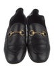 Gucci Horsebit Accent Leather Loafers