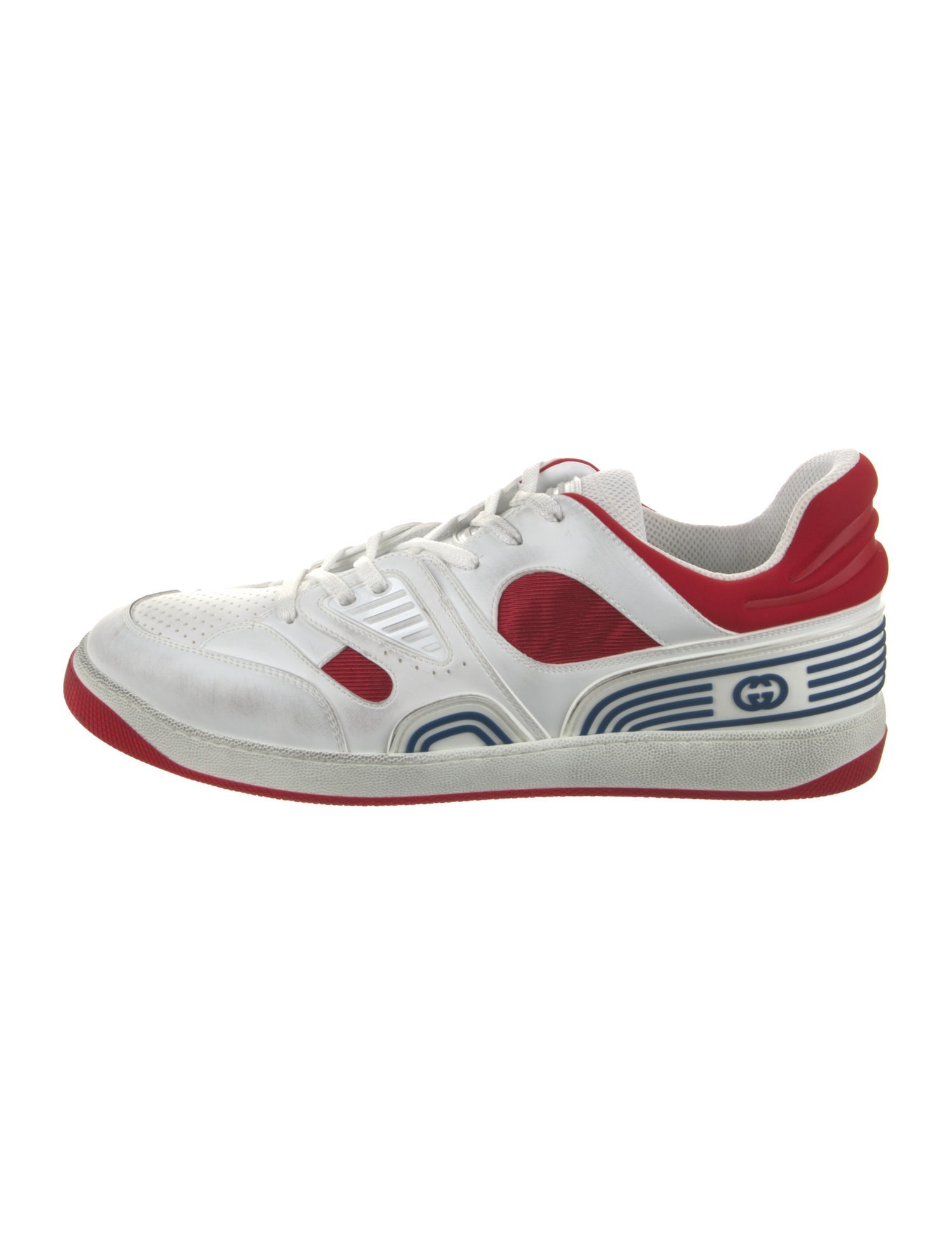 Gucci Leather Printed Sneakers