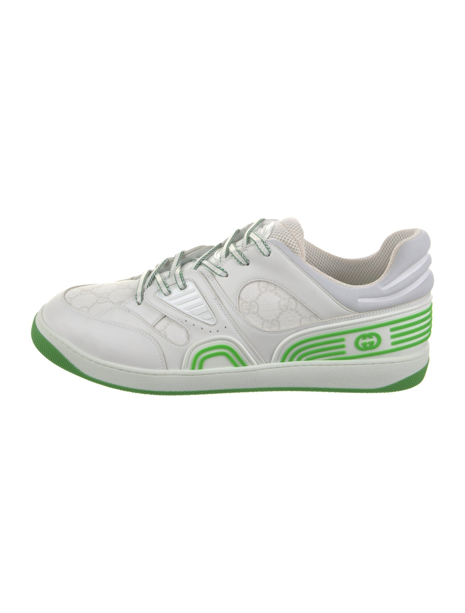 Gucci Leather Printed Sneakers
